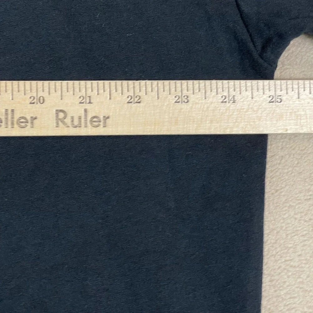 True Religion Mens‎ Black Logo Hoodie Short Sleeve Graphic T Shirt